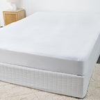 Essential Soft Cotton Terry Waterproof Fitted Sheet – Twin Pack